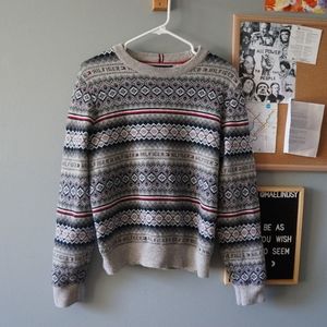 cropped tommy hilfiger sweater